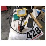 Shop light and misc tools