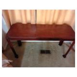 Mahogany console table