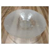 Glass bowl and platter