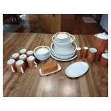 Plates, mugs, salt and pepper shakers etc. Set