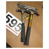 Stanley hammers and crescent wrench