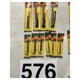 Hanson steel bits, sizes vary from 8-32 up to