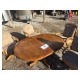 Dining room table with four chairs