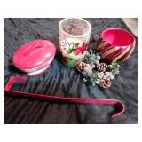 Christmas decorand wreath hanger