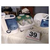 Vicks humidifiers - 2 and Conair foot massager