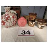 Vases and planter