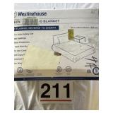 Heated Queen blanket, new in box.