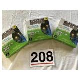 3 boxes of Edison lights, new in box. 30 lights