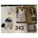 Christmas decor & lights.