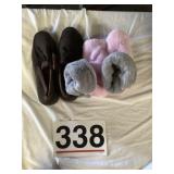 His and her slippers.