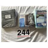 Closet hat and shoe organizer. Reusable