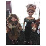 Classic porcelain dolls