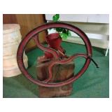 Antique corn grinder