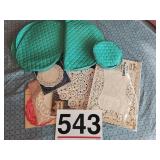 Placemats,  dailies, plate holders