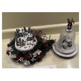 Christmas items lighted carousel Christmas