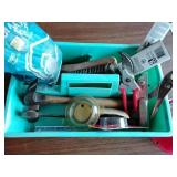 Crow bars, leveler, funnel, hammers, wrench, etc