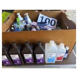 Miscellaneous bathroom supplies