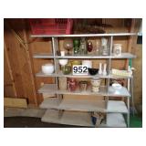 Shelf with contents - 59T x 53W x 12D