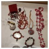 Red jewelry and Red Hat items