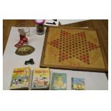 KC Chiefs super bowl pin, Chinese checks game,