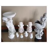 Variety of clay angels