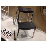 Step stool and shoe horn