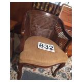 Cane back chair