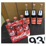 Coca-Cola bottles full 1985 world champions three