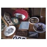 Birdhouse, plates, plaques and misc