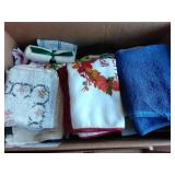 Box of towels and wrags
