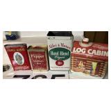 Tins Prince Albert, Pepper, hand blend cigars,