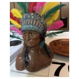 Chief Watta Pop and Royal Gorge, Colorado plate