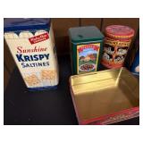 Tins sunshine crackers, Nestlï¿½s chocolate,