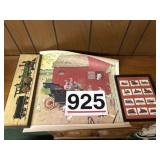 Norman Rockwell poster pictures of trains