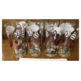 Set up eight glasses