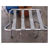 Folding suitcase holder