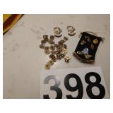 Lions Club pins and Elsie the cow pins and