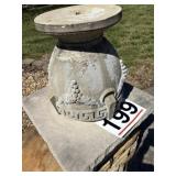 Concrete matching flower pots. Some Cracks.