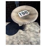 Concrete two-piece birdbath