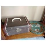 Vintage makeup case and platter