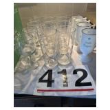 8 itï¿½s drinking glasses, 5 itï¿½s wine glasses, for
