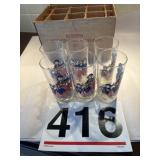 Borden Buy, Centennial beverage glasses six total