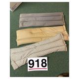 Door draft pads filled with sand for doors to