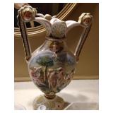 Italian vase, teapot, etc