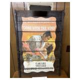 Gone with the wind on wood board  36ï¿½x25ï¿½ lights