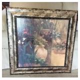 Large floral painting