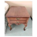 Wood side table 26x20.5