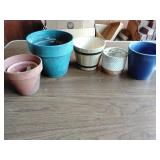 Variety of flower pots