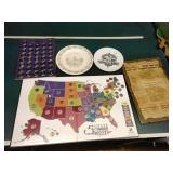 50 State Quarters, plates, etc