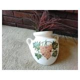 Clay flower/plant holder